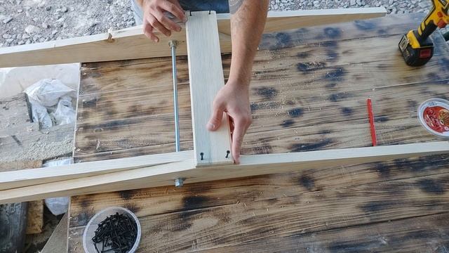 СКЛАДНОЕ КРЕСЛО.Как сделать СТУЛ своими руками!Мебель из поддонов для дачи.DIY CAMPING CHAIR смотреть онлайн