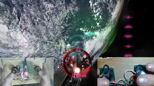 4 joystick game controller Orbital Racer (simulation mode) смотреть онлайн