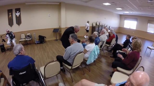 Jim Olsen on the electronic Accordion entertains our My Timers February 25, 2016 смотреть онлайн