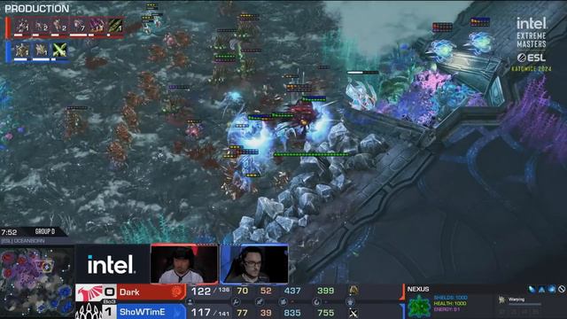 Dark vs. ShoWTimE - IEM SC2 Katowice 2024 - Group Stage смотреть онлайн