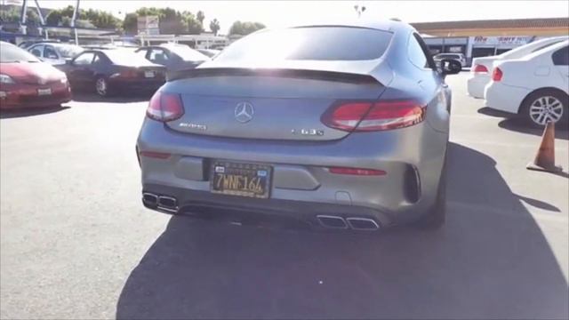 Mercedes-Benz C63s Coupe Akrapovic Exhaust System смотреть онлайн