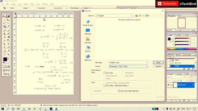 SCAN a document using PHOTOSHOP and Convert it into PDF || photoshop se document scan kaise kare смотреть онлайн