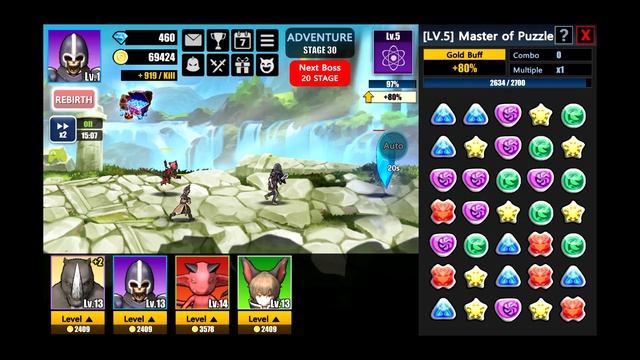 Go! Puzzle Hero Android iOS Gameplay (By OrangeTribe Inc) смотреть онлайн