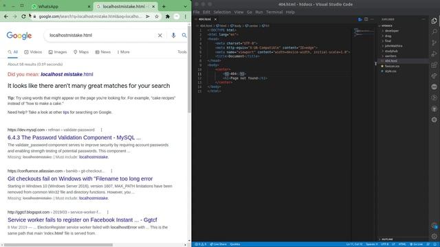 How to Setup a Custom 404 Error Page using .htaccess on Localhost смотреть онлайн