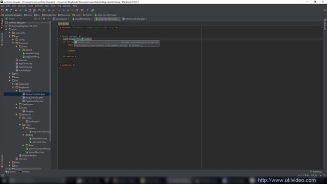 Вывод список блоков для администрирования ( у22 ) - Symfony 3 Свой Блог смотреть онлайн