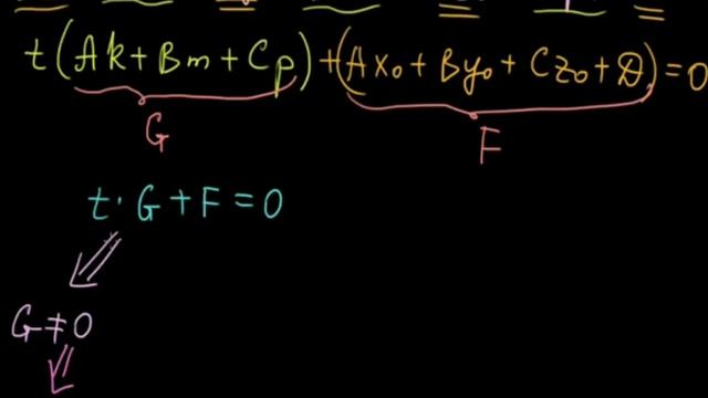 §61 Пересечение прямой с плоскостью смотреть онлайн