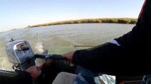 Лодка Хантер 320 ЛК. Мотор Mikatsu 3.5 -4 л.с. (82 куб.см.)