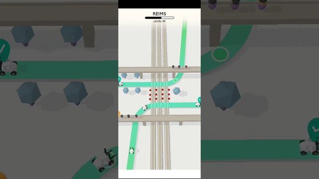 Traffix 3D - 99 level (REIMS) walkthrough смотреть онлайн