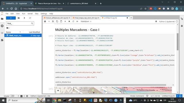 Python Mapa Interactivo | Múltiples Marcadores Mapa Interactivo | Folium Mapa Interactivo | Leaflet смотреть онлайн