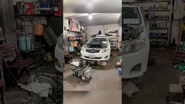 Toyota Axio 1nz-fe engine replacement смотреть онлайн