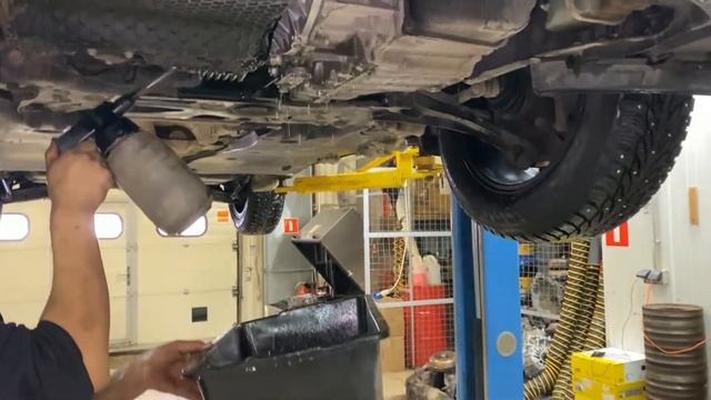 Замена масла в ДСГ (DSG DQ500)  Volkswagen Tiguan 2