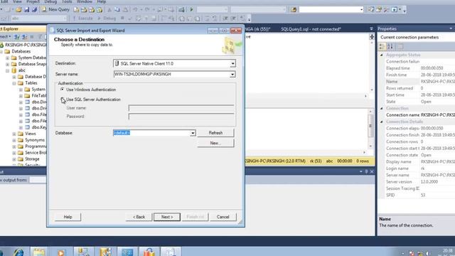 Sql Server | Export Tables/data between sql server databases смотреть онлайн