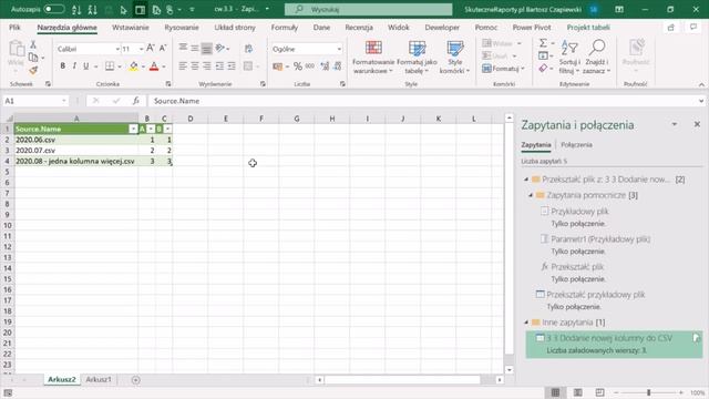 Jak pobierać do Excela (i Power BI) pliki z folderu z Power Query? - Webinar z 1.10.2020 смотреть онлайн