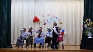 К празднику 8-е марта, сценка в школе на утреннике, ржачь!!!