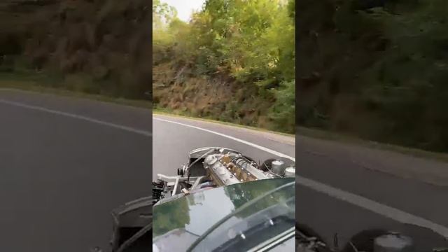 Jaguar C Type Replica Test drive after engine rebuild without bonnet смотреть онлайн
