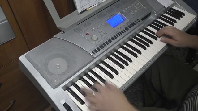 Неба утреннего стяг - новогодний кавер (Yamaha PSR-450) смотреть онлайн