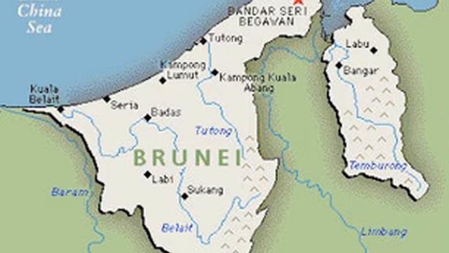 MAP OF BRUNEI смотреть онлайн