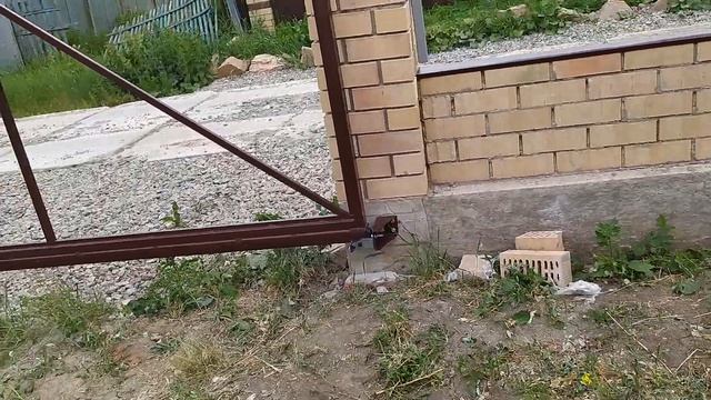 Откатные ворота без автоматики смотреть онлайн