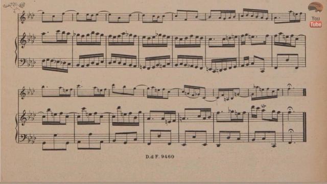 Bach - Violín Sonata No. 5, 4th Movement  | Harpsichord, Accompaniment