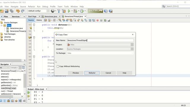 Clase #5 - Threads Hilos en Java (Reloj en Tiempo Real) смотреть онлайн
