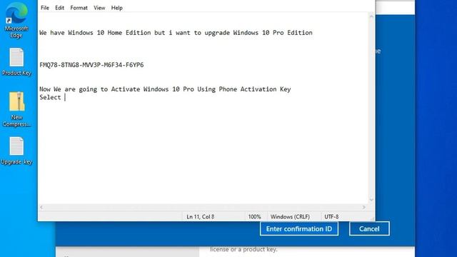 2021 Windows 10 Pro Activate by Phone How to Activate Windows 10 Pro phone activation step 01 смотреть онлайн