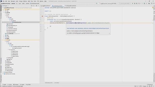 (#03) LibGDX Kotlin tutorial using LibKTX - Java to Kotlin смотреть онлайн