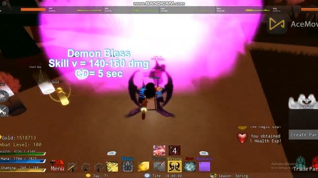 Demon And Sun Blessing Showcase + Meliodas location | Legends Re:written | Roblox смотреть онлайн