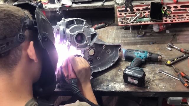 Четырехцилиндровый Иж Юпитер Самодельный Двигатель ч.2