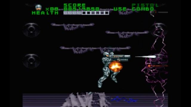 Super Nintendo (Snes) 16-bit Robocop VS Terminator Битва с Боссами