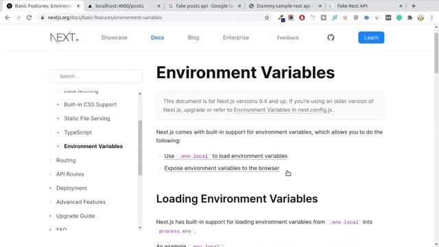 Environment Variables | Server and Browser Variable | Next JS Tutorial #7 for Beginners смотреть онлайн