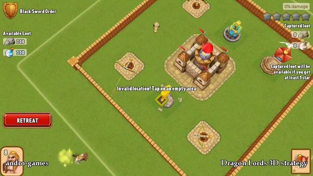Dragon Lords 3D (by FX Games Media) - strategy game for android - gameplay. смотреть онлайн