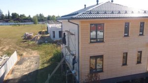 Чем покрасить деревянный дом снаружи? Покраска дома своими руками/ Покраска стен/ Как покрасить дом