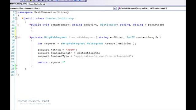Posting data to a REST service using C# смотреть онлайн