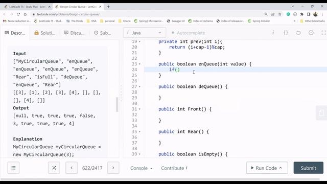 Design Circular Queue смотреть онлайн