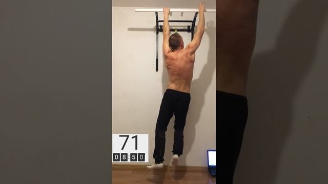 110 подтягиваний за подход. Личный рекорд! 110 pull-ups смотреть онлайн