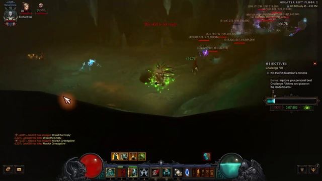 Diablo 3 - Challenge Rift 303 - Season 28 - Rathma Necromancer - North America смотреть онлайн