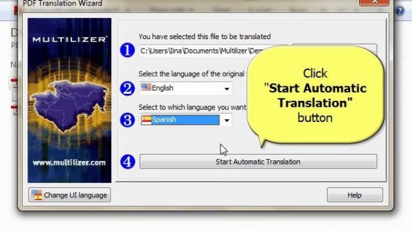 Translate PDF Files Easily With Multilizer