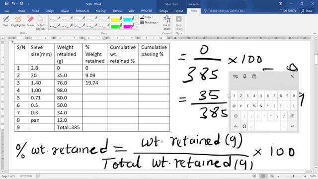 How to do sieve analysis calculations and plot particle size distribution curve (part 1) смотреть онлайн