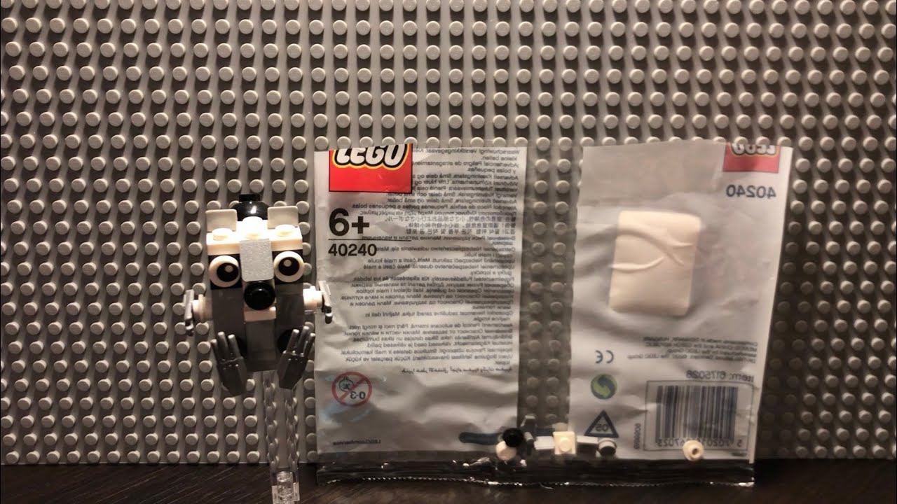 Обзор на Lego 40240 Енот смотреть онлайн