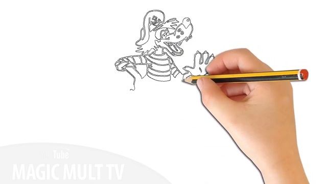 Как нарисовать Волка Из Ну, погоди! смотреть онлайн