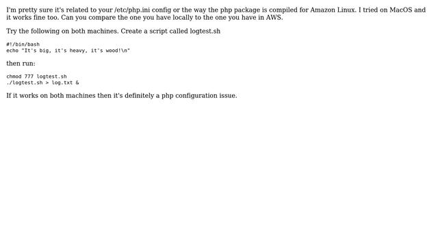 Amazon Linux: Can't log background task output? (5 Solutions!!) смотреть онлайн