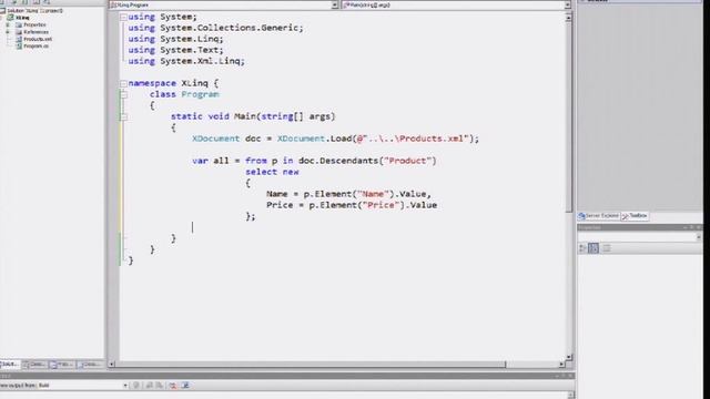 LinQ To XML смотреть онлайн