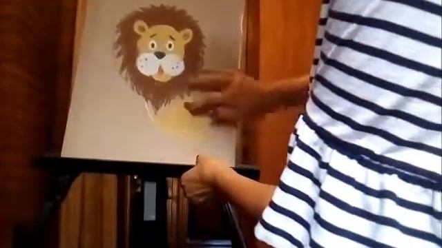 КАК НАРИСОВАТЬ ЛЬВА. ХУДОЖКА для самых маленьких смотреть онлайн
