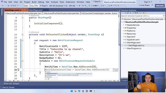Local Push Notifications with .NET MAUI, Easy With This Plugin! смотреть онлайн