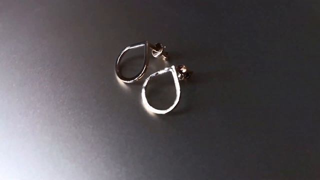 Золотые серьги капельки минимализм - Cava.cool смотреть онлайн