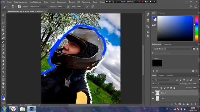как сделать обводку фотографии молнией?!|туториал смотреть онлайн
