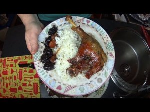 Гусь запечённый в духовке,подробное пошаговое приготовление,приготовление маринада для гуся.