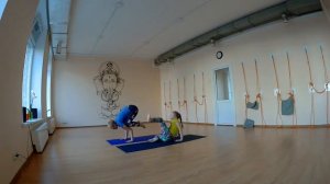 Детская парная йога с мамой