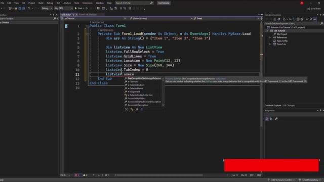 List Array items into ListView in vb net смотреть онлайн