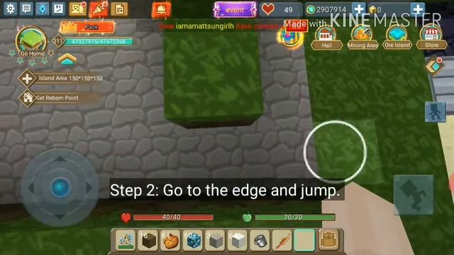 How to Jump a 4 block jump in Blockman Go! #1 смотреть онлайн